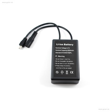 Backup 4000mA batteri (10 dagar standby)